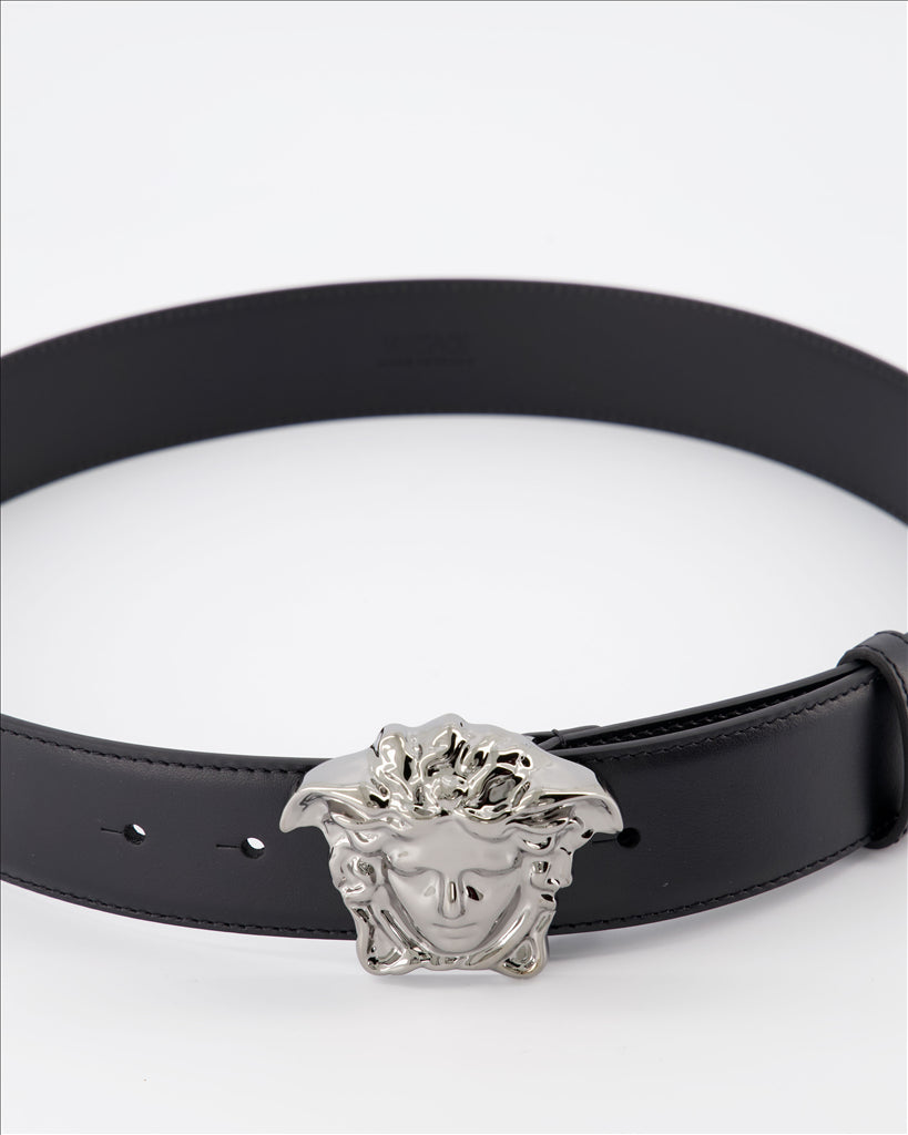 Versace Medusa Leather Belt - image 3