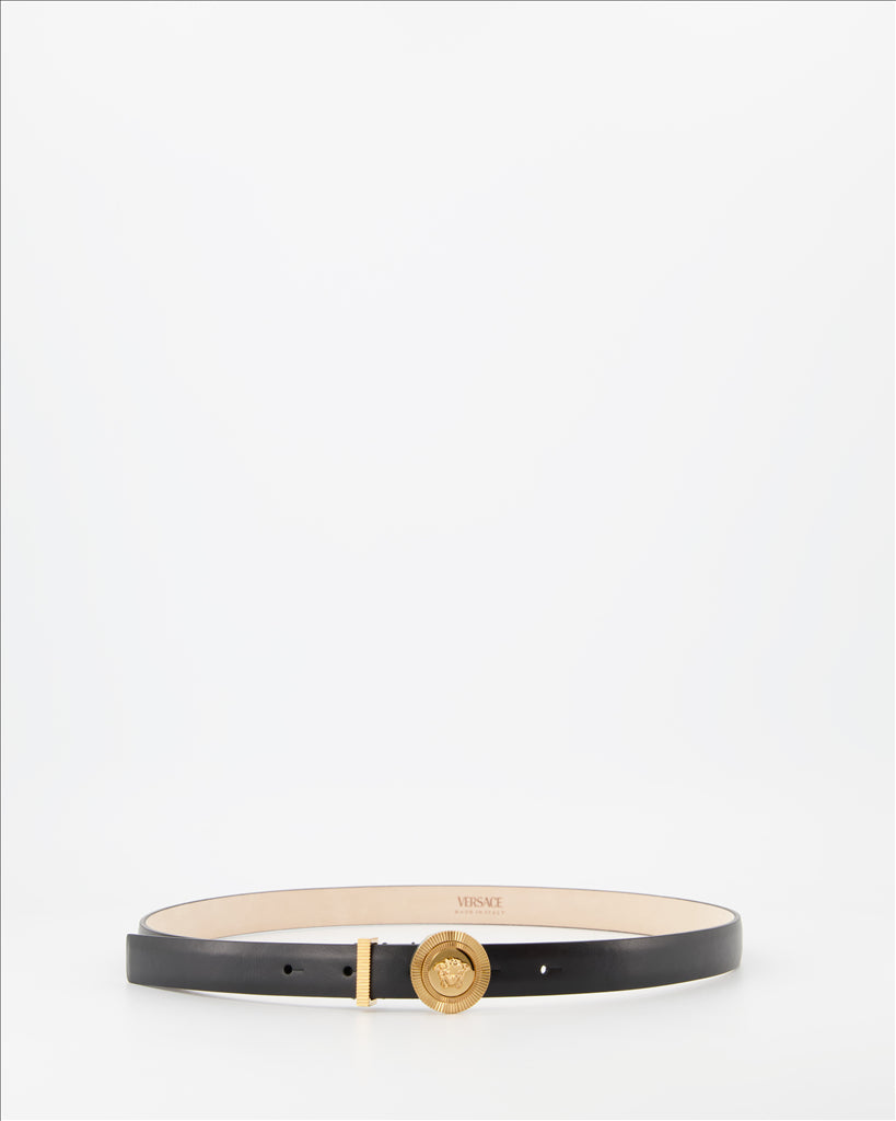 Versace Medusa Head Leather Belt