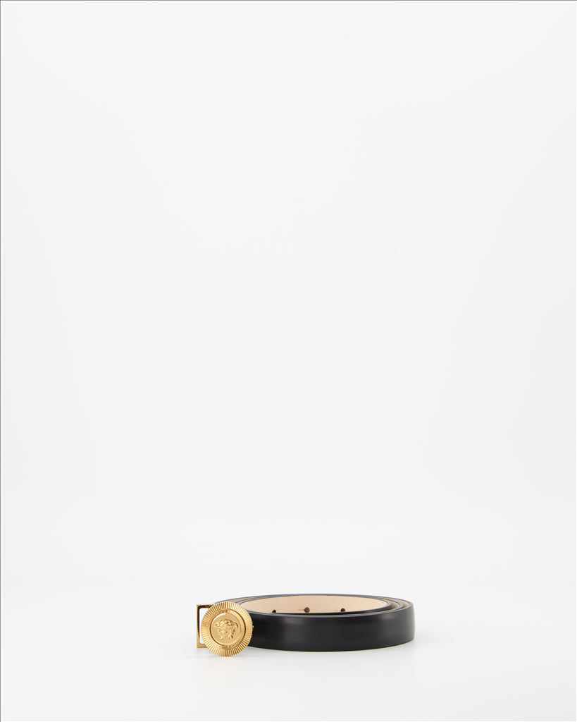 Versace Medusa Head Leather Belt - image 2