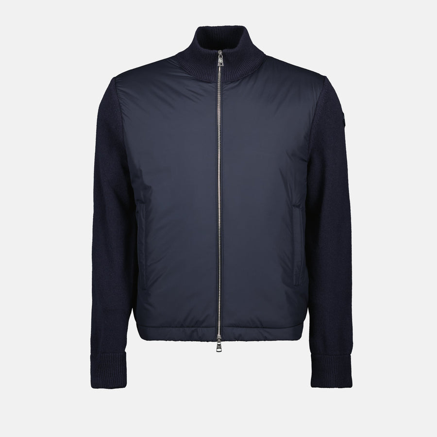 Moncler Two-material down jacket
