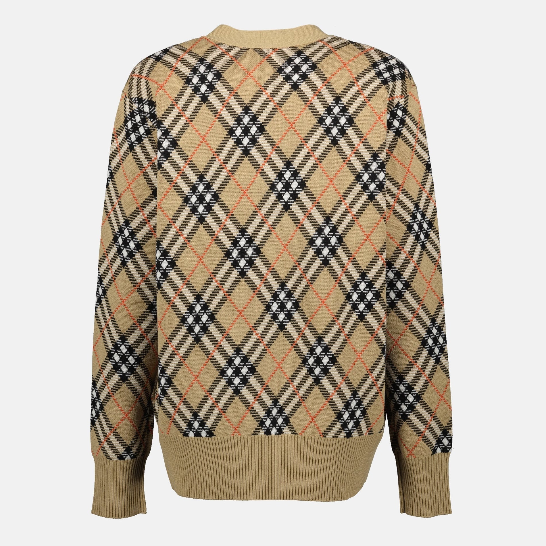 Burberry Check Plaid Cardigan - image 2