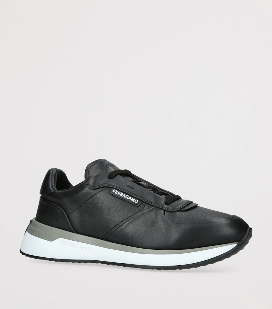 Ferragamo America 1 Leather Sneakers - image 2