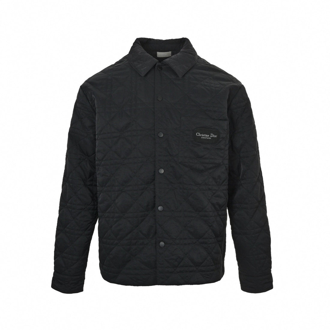 Quilted Couture Jacket – Black