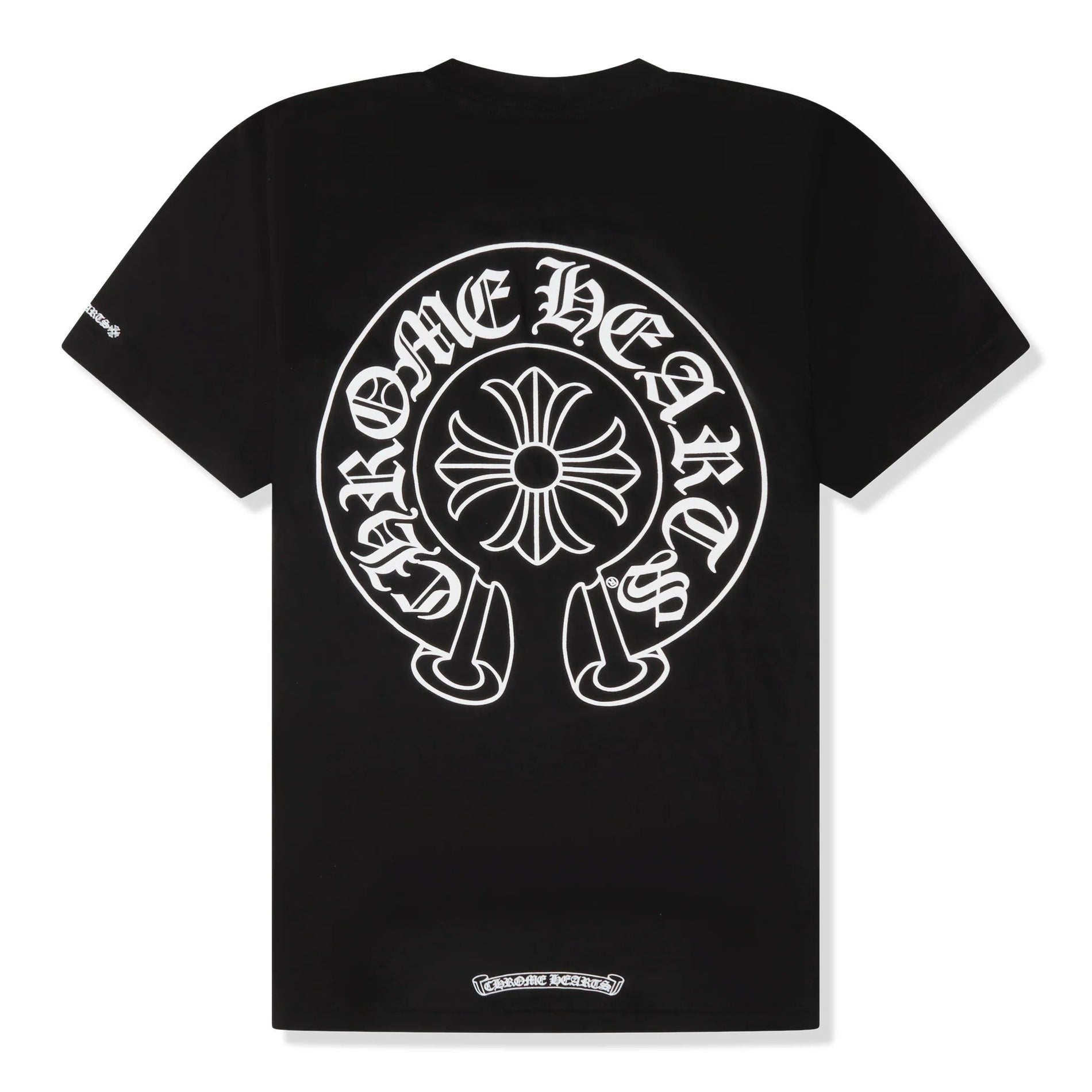 Chrome Hearts Horse Shoe Pocket Logo Black T-Shirt - image 2