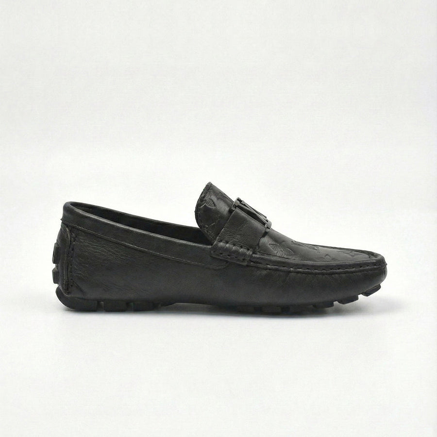 Louis Vuitton Monogram Leather Driver Moccasins