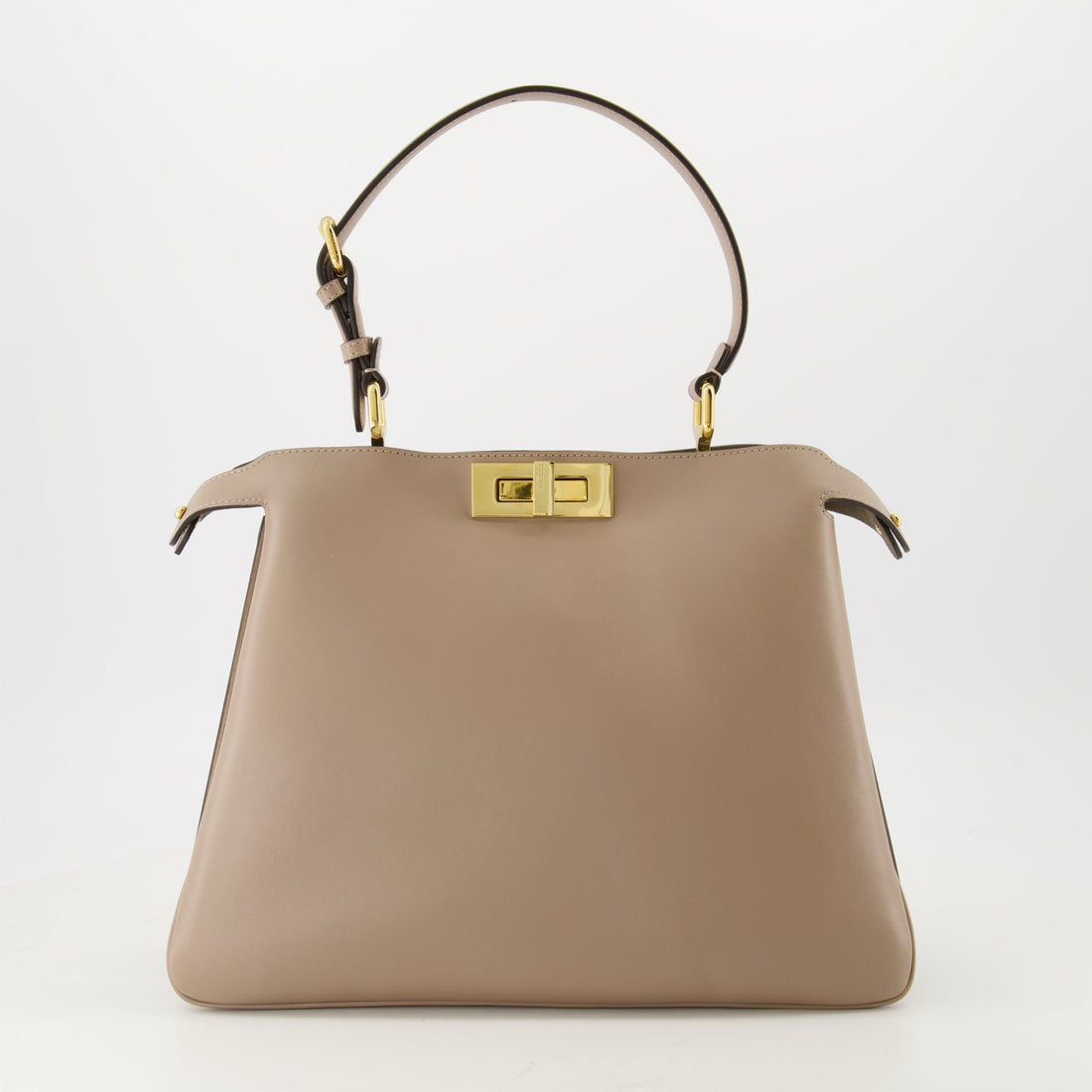 Peekaboo ISeeU Medium – Beige Leather