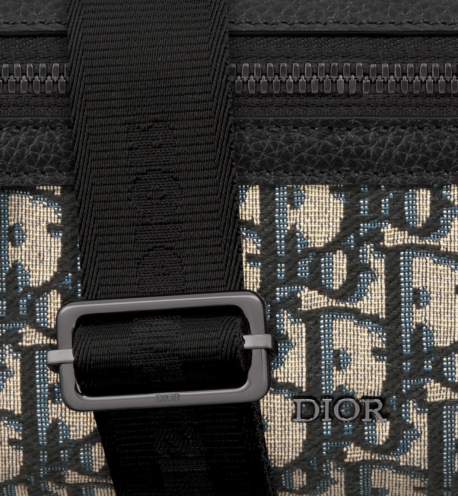 Dior Oblique Canvas & Leather Crossbody Bag - image 6