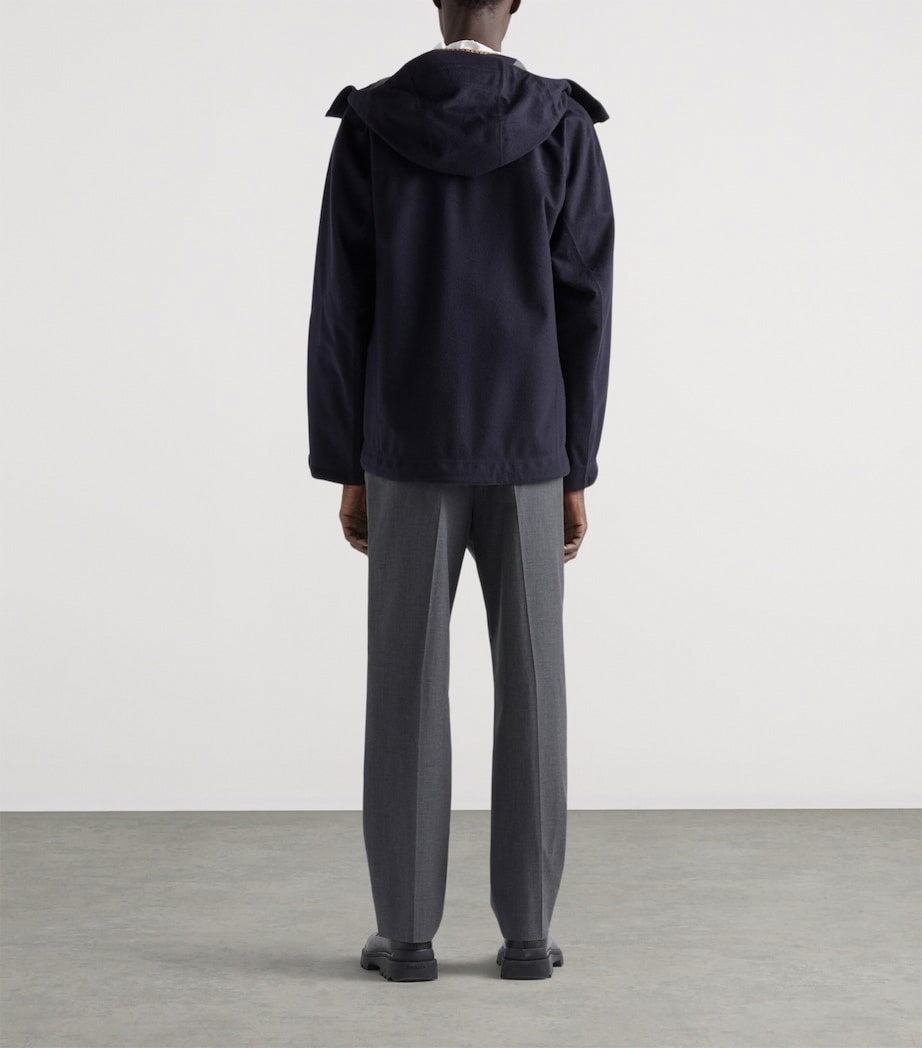 Prada Cashmere-Blend Hooded Jacket - image 3