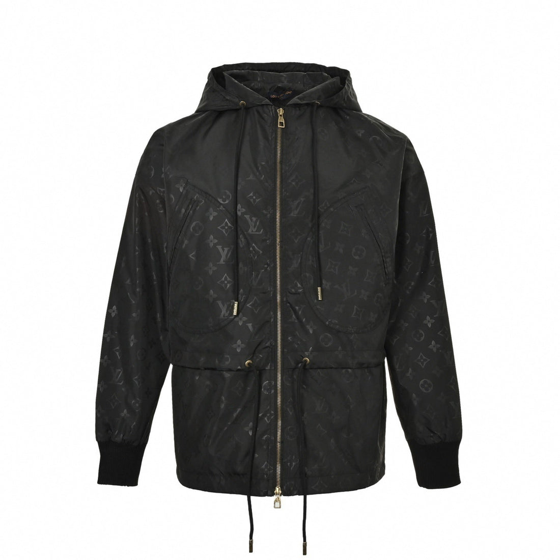 Monogram Hooded Windbreaker – Black Technical Edition