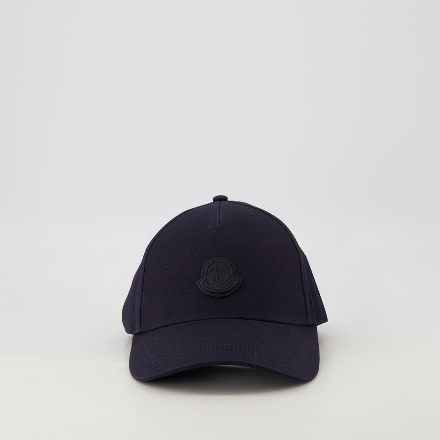 Moncler Leather Logo Cap
