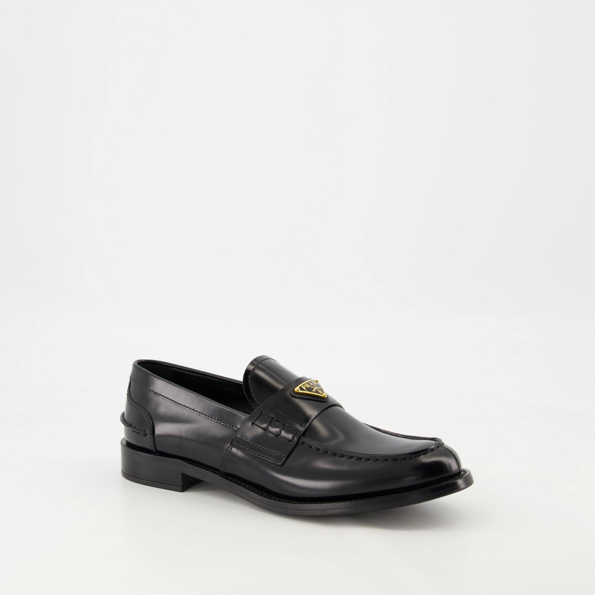 Prada Leather Penny Loafers - image 2