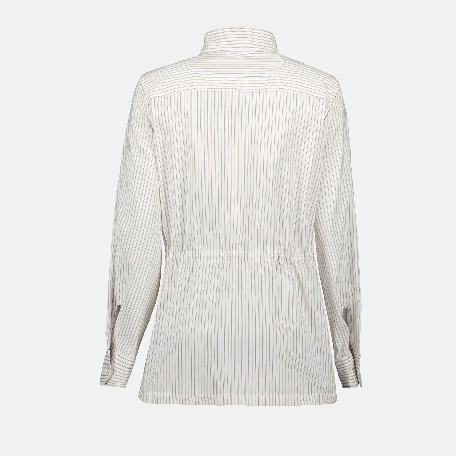Fendi Striped Belted Jacket - image 2