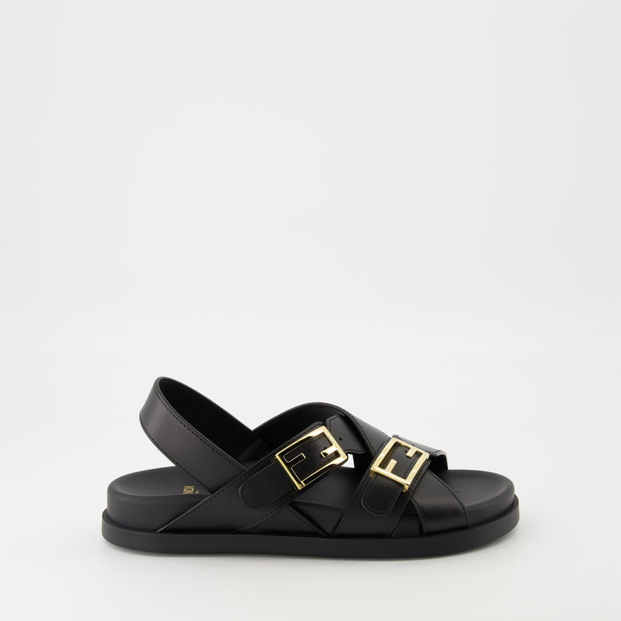 Fendi Sandals with Buckle Hardware