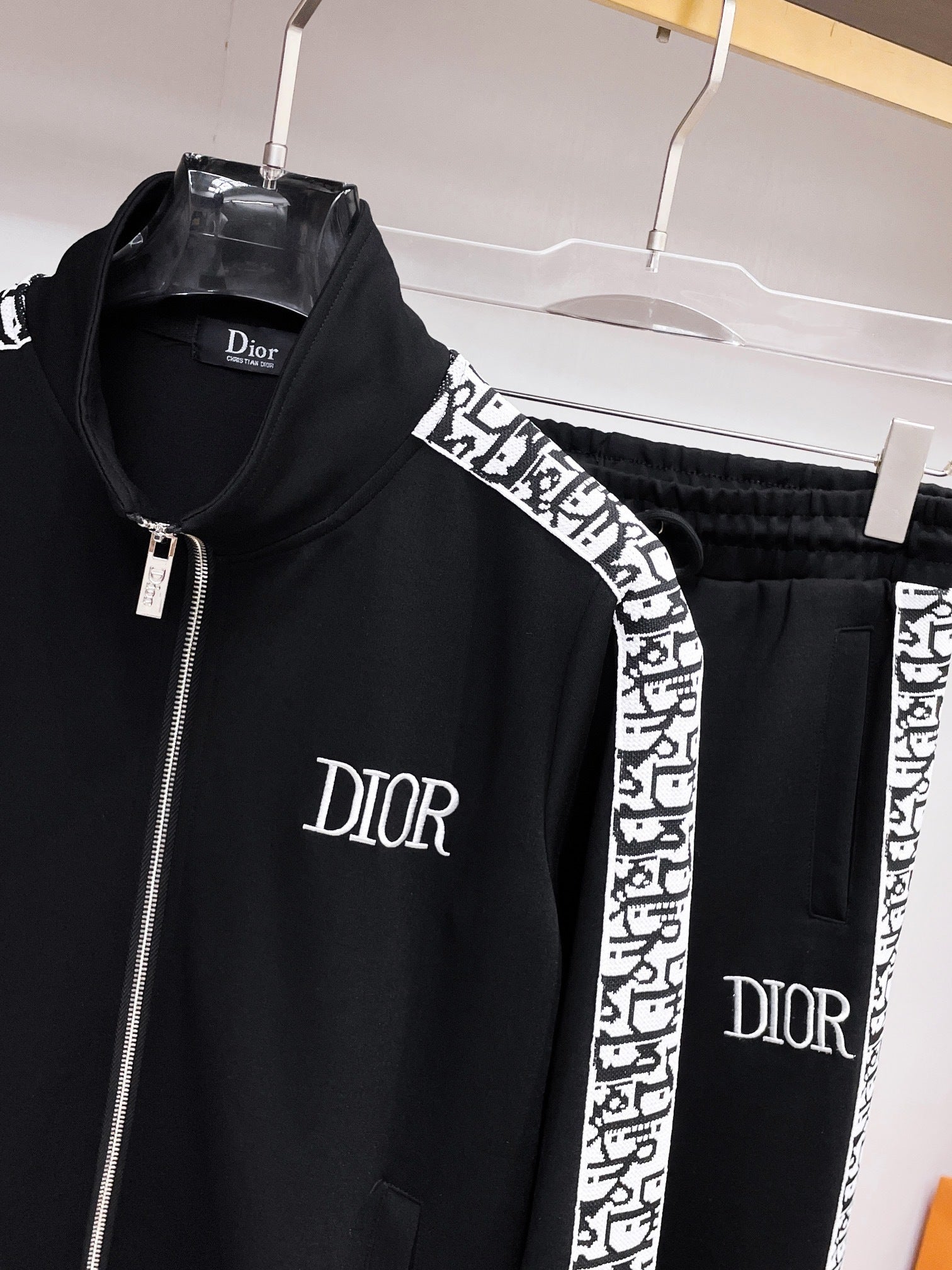 Dior Signature Zip-Up Tracksuit in Black - image 5