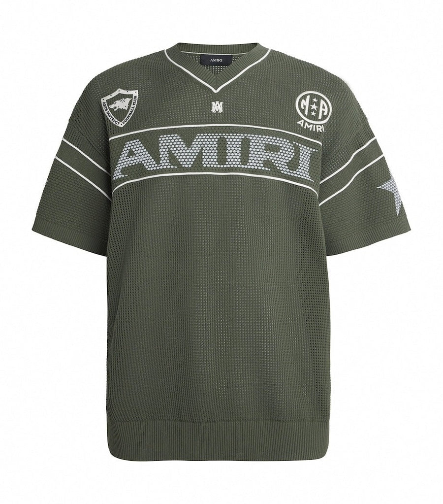 Amiri Technical Knitted Logo Oversized T-Shirt