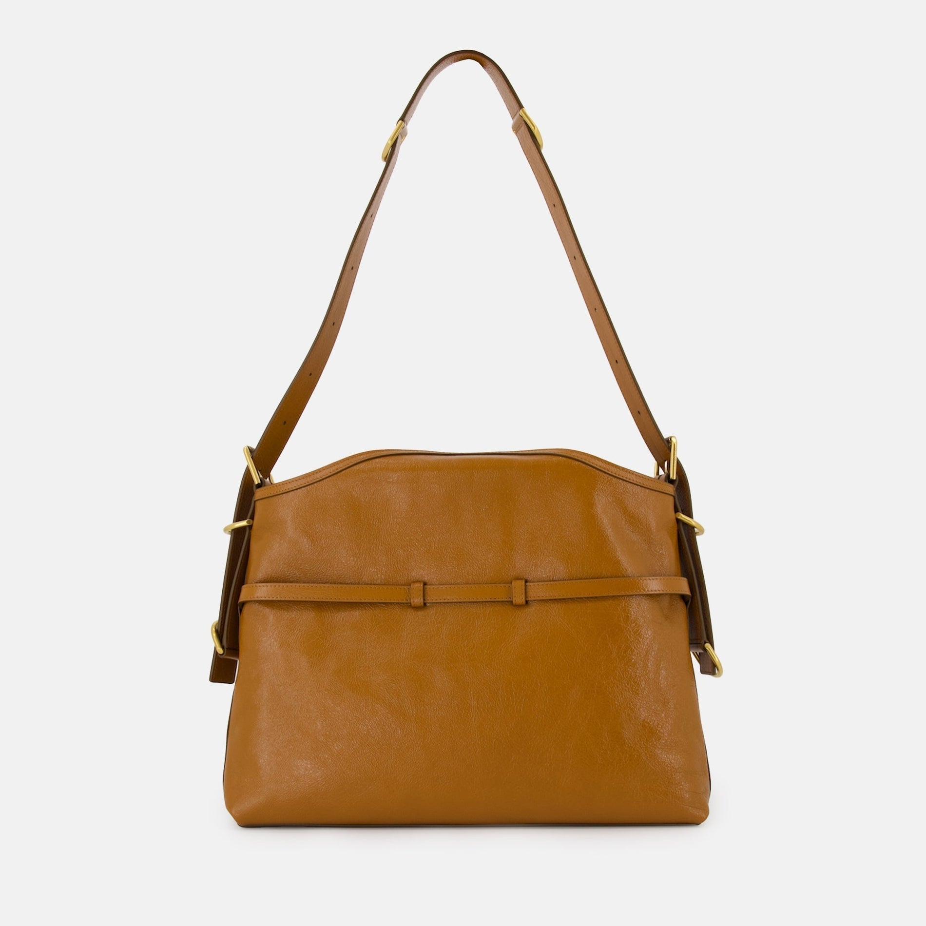 Givenchy Voyou Brown Leather Shoulder Bag - image 2