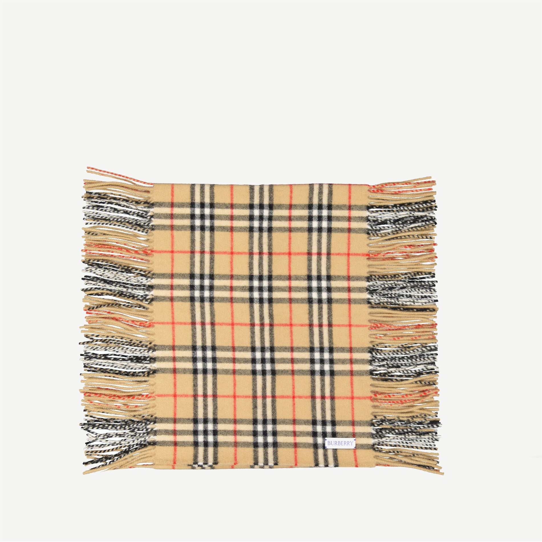 Burberry Classic Check Cashmere Scarf – Archive Beige - image 2