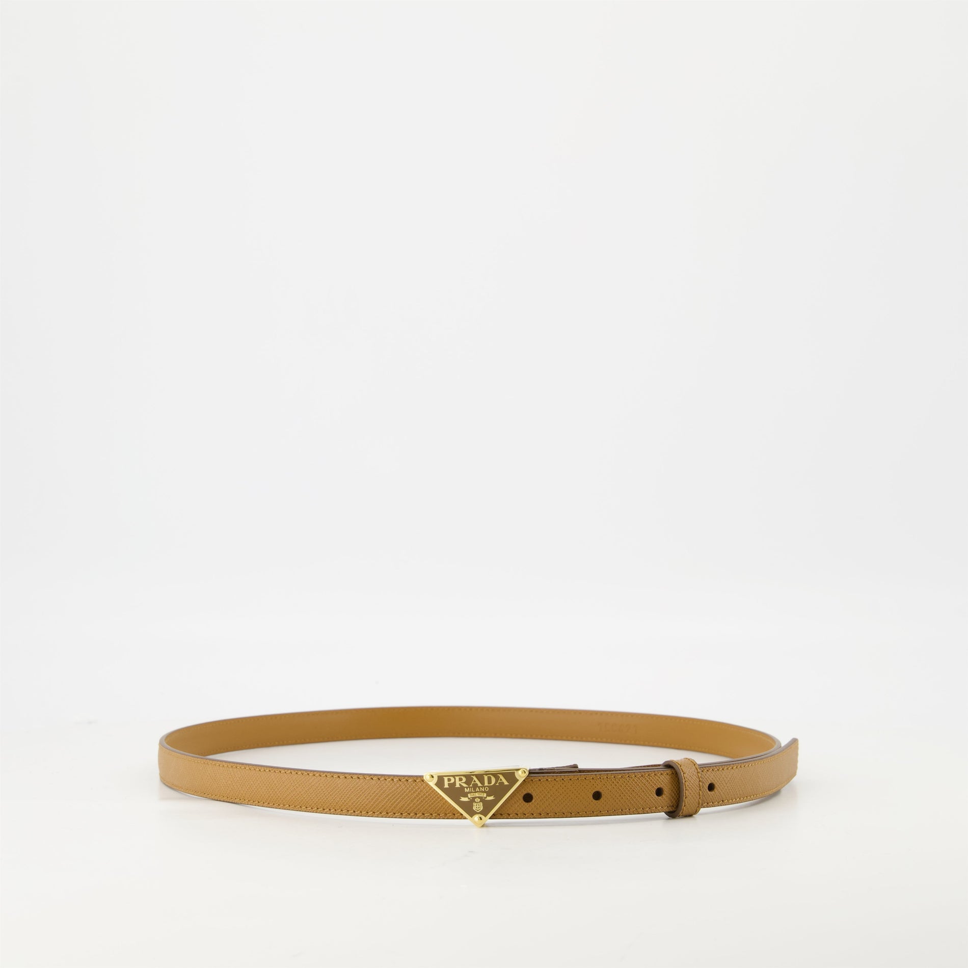 Prada Saffiano Leather Belt – Tan