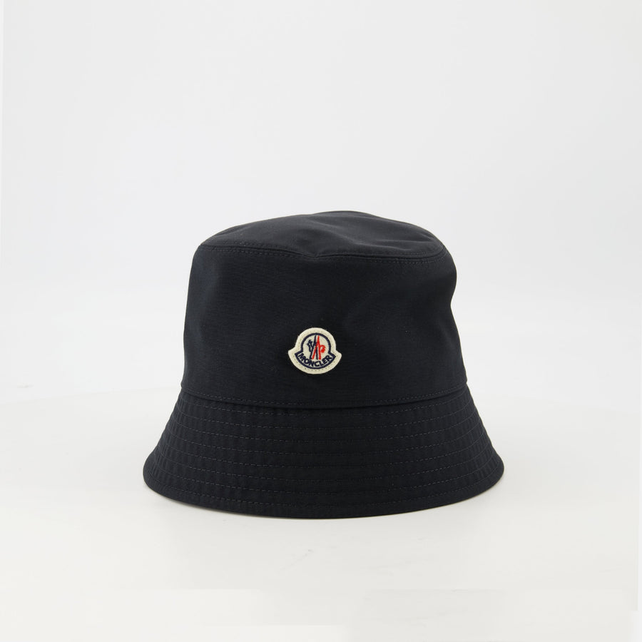 Moncler Classic Bucket Hat with Logo Patch