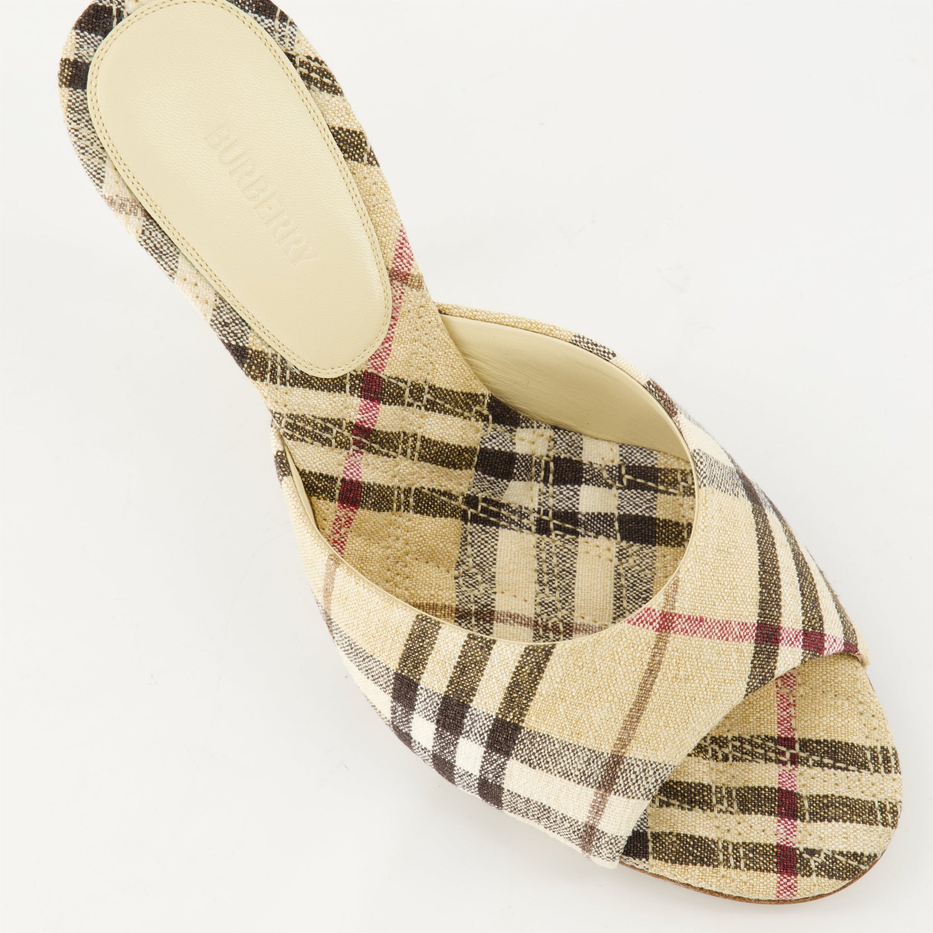 Burberry Vintage Check Mule Sandals - image 5