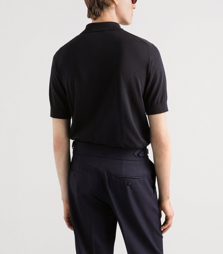 Dolce & Gabbana Cotton Crest Polo Shirt - image 3
