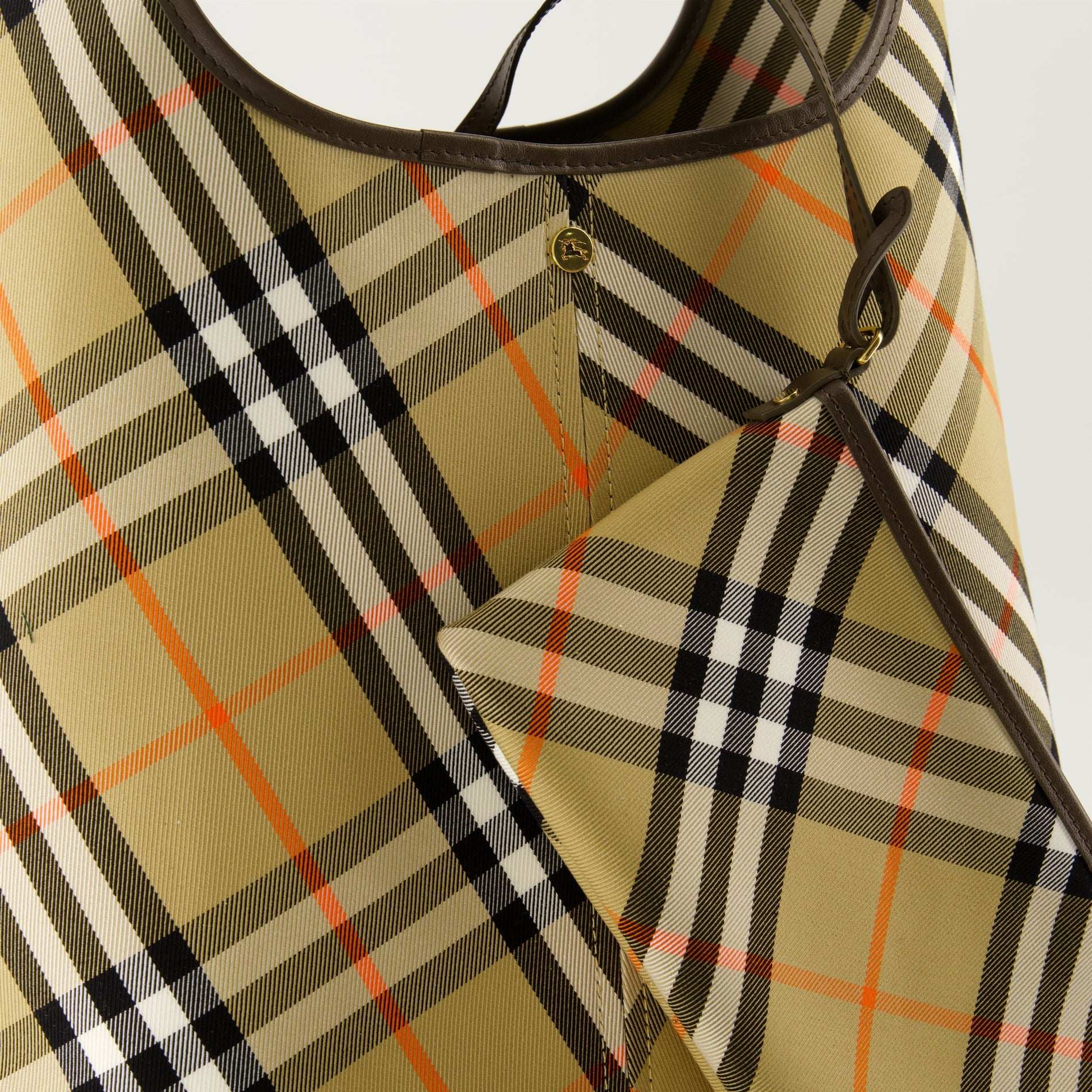 Burberry Check Slouchy Shoulder Tote - image 3
