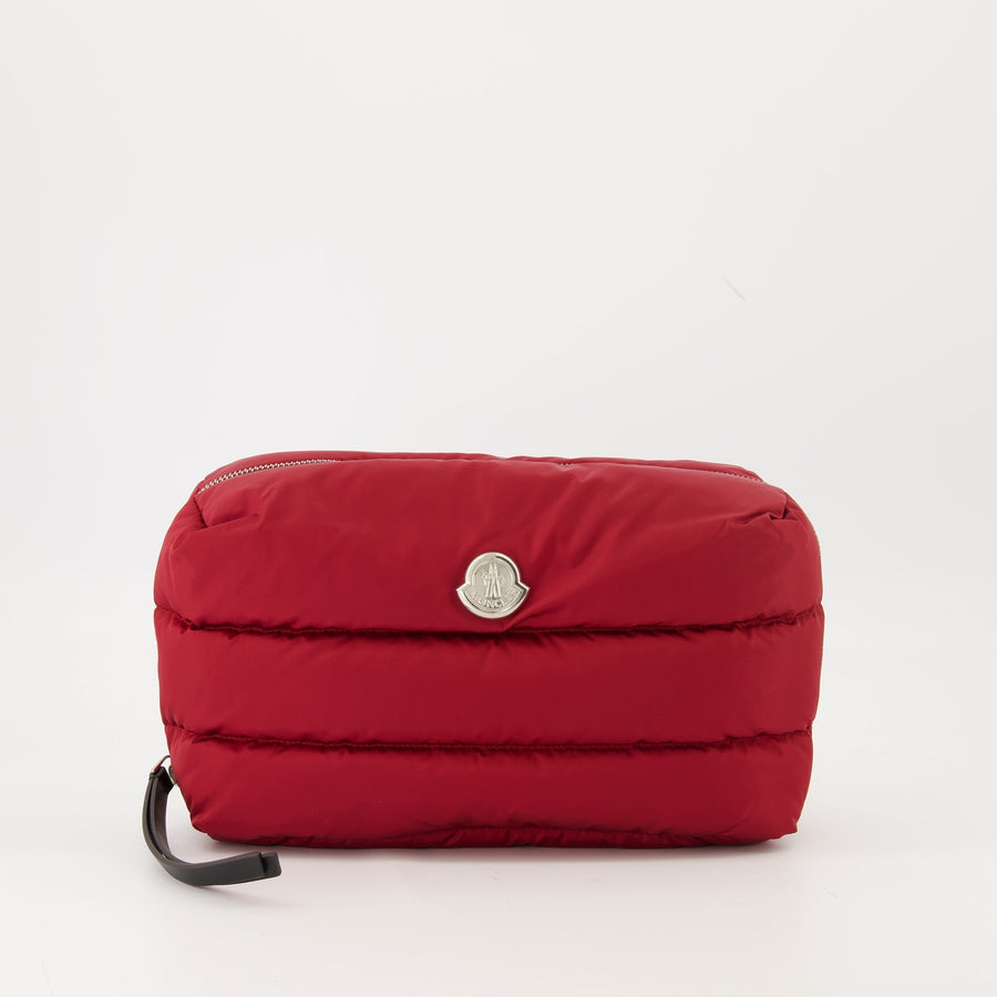 Moncler Padded Nylon Pouch / Clutch – Red