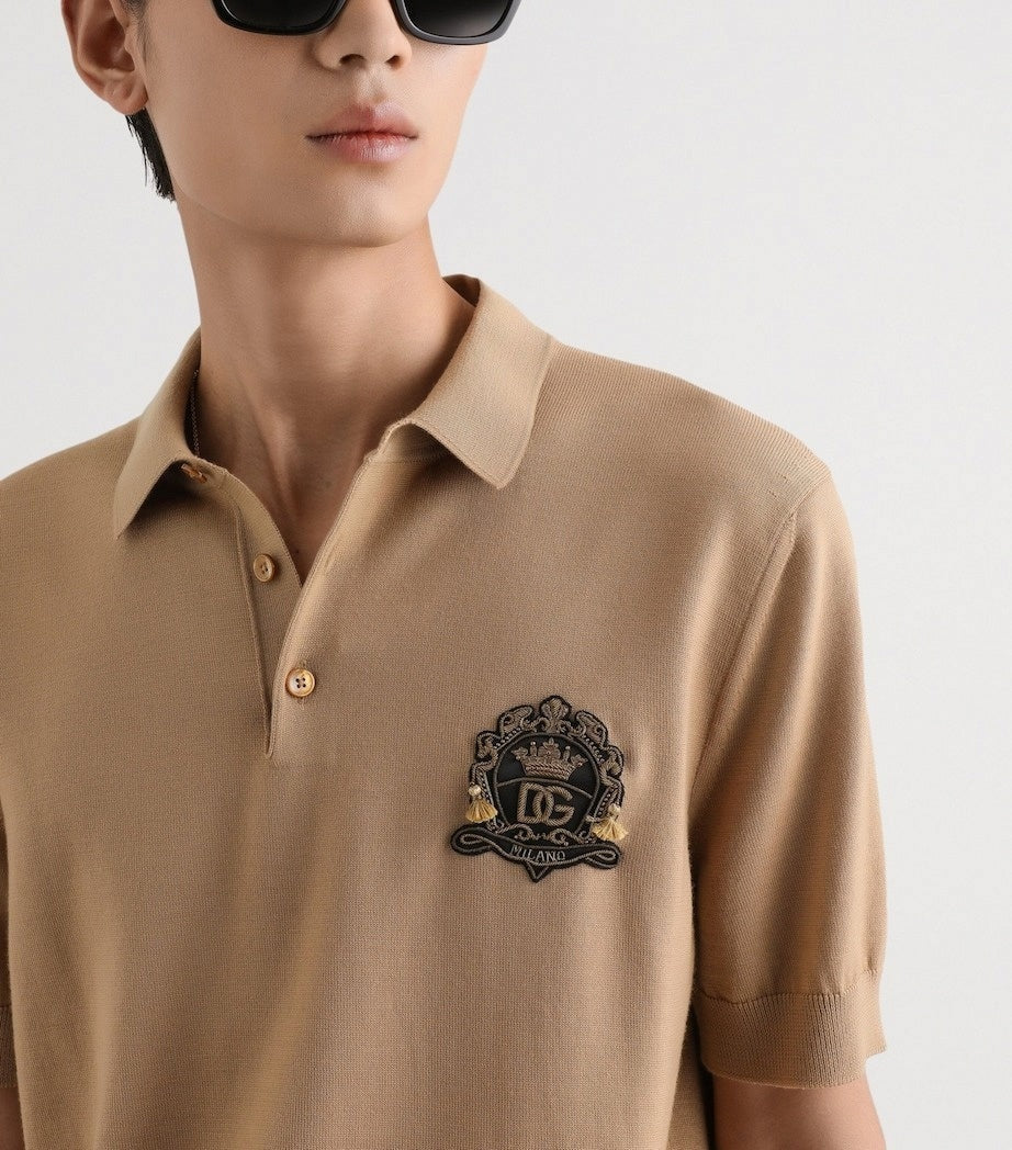 Dolce & Gabbana Virgin Wool Crest Polo Shirt - image 2