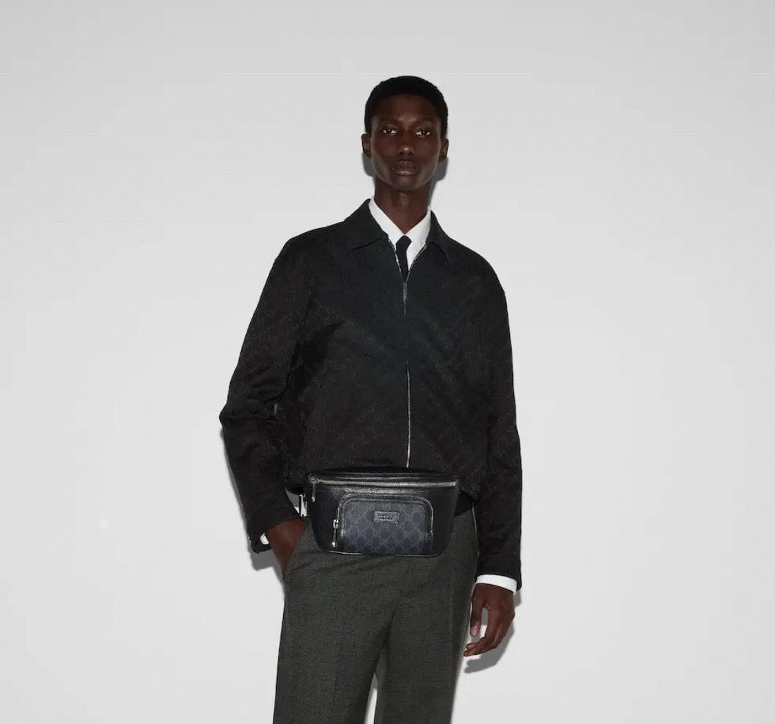 Gucci Black Leather Belt Bag - image 8