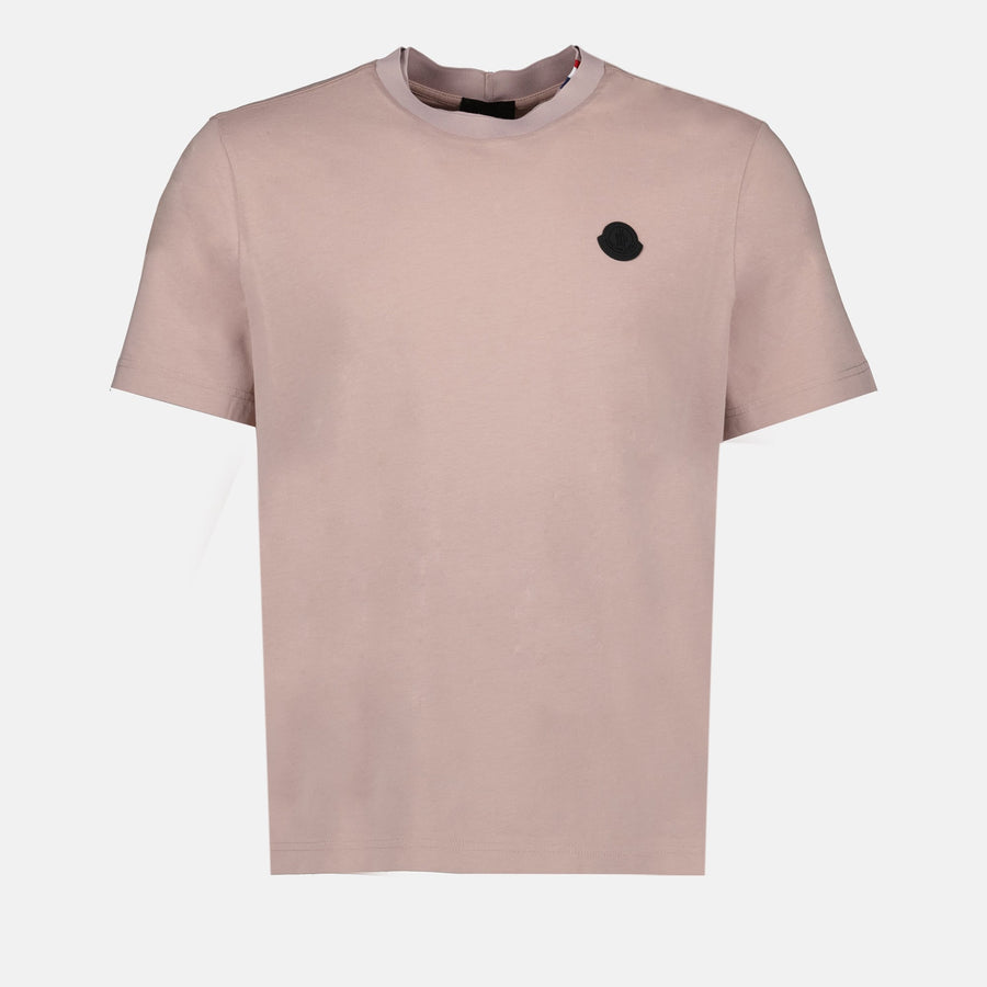 Moncler Logo T-Shirt Powder Pink