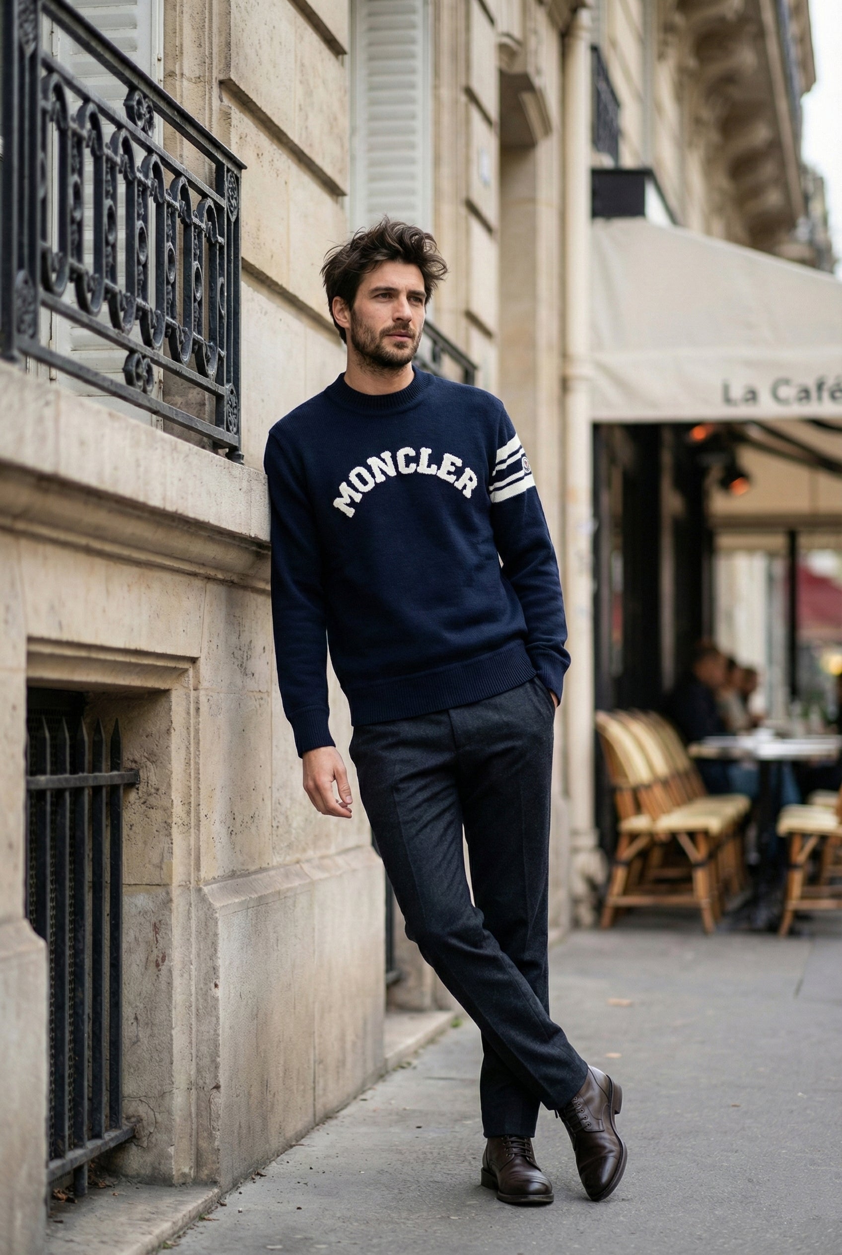 Moncler Logo Motif Cotton Knit Sweater - image 5
