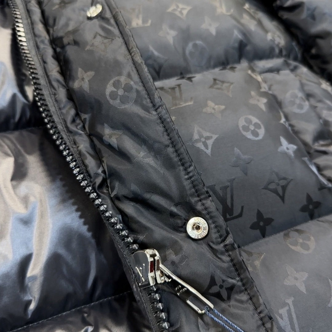 Louis Vuitton Monogram Noir Arctic Down Jacket - image 7