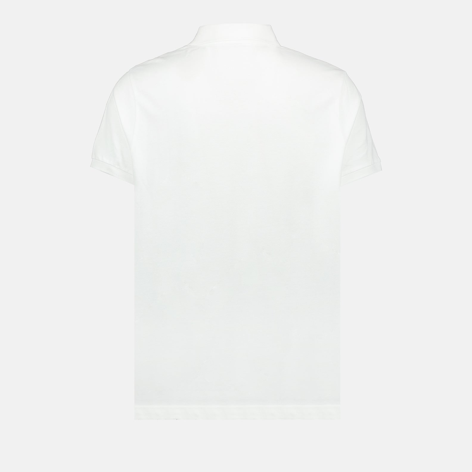 Moncler White Polo Shirt with Signature Button Detail - image 2