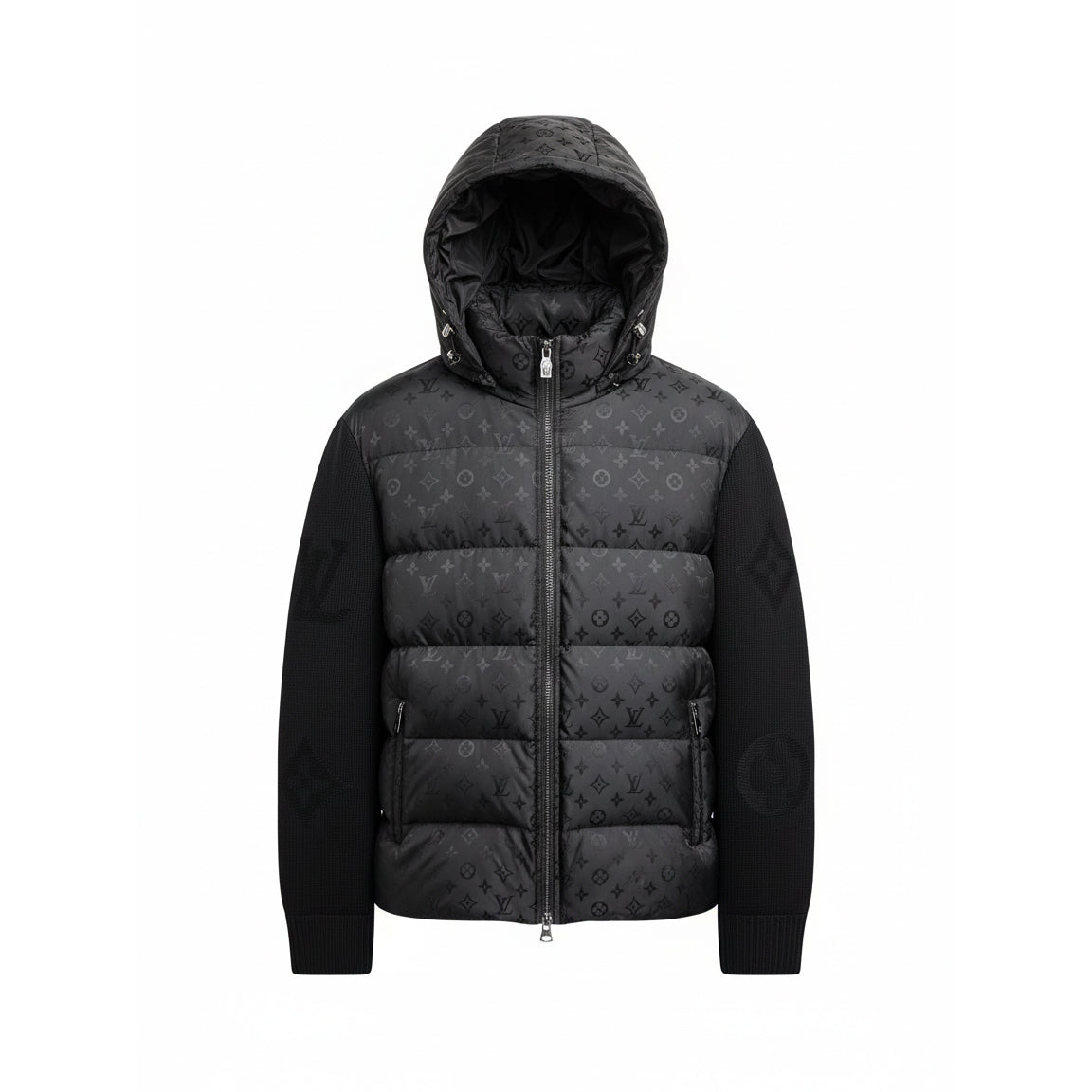 Louis Vuitton Monogram Hybrid Knit & Puffer Jacket - image 8