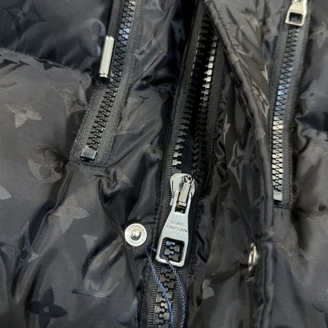 Louis Vuitton Monogram Noir Arctic Down Jacket - image 4