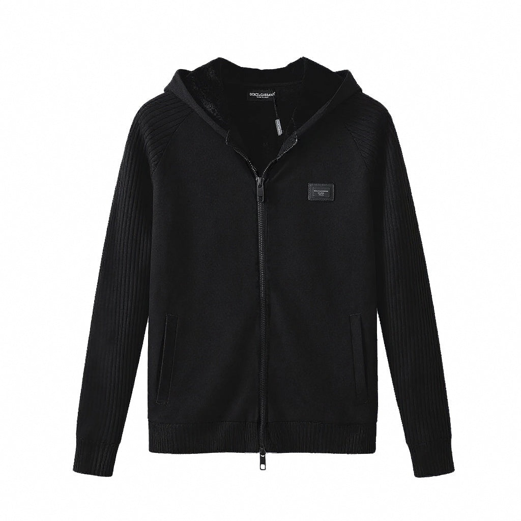 Dolce & Gabbana Faux-Fur Lined Hooded Zip Jacket