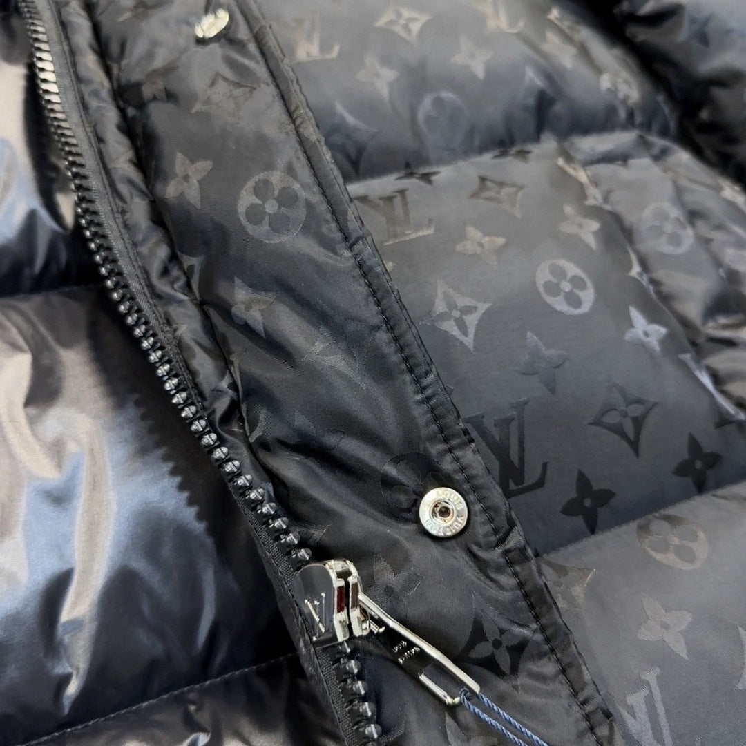 Louis Vuitton Monogram Noir Arctic Down Jacket - image 5