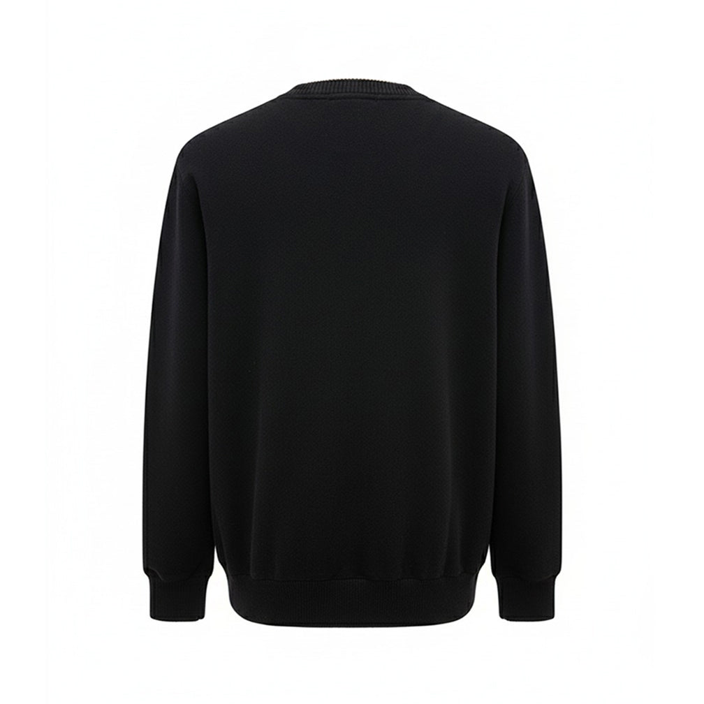 Hermes H Rond Embroidered Wool Crewneck Sweater - image 2