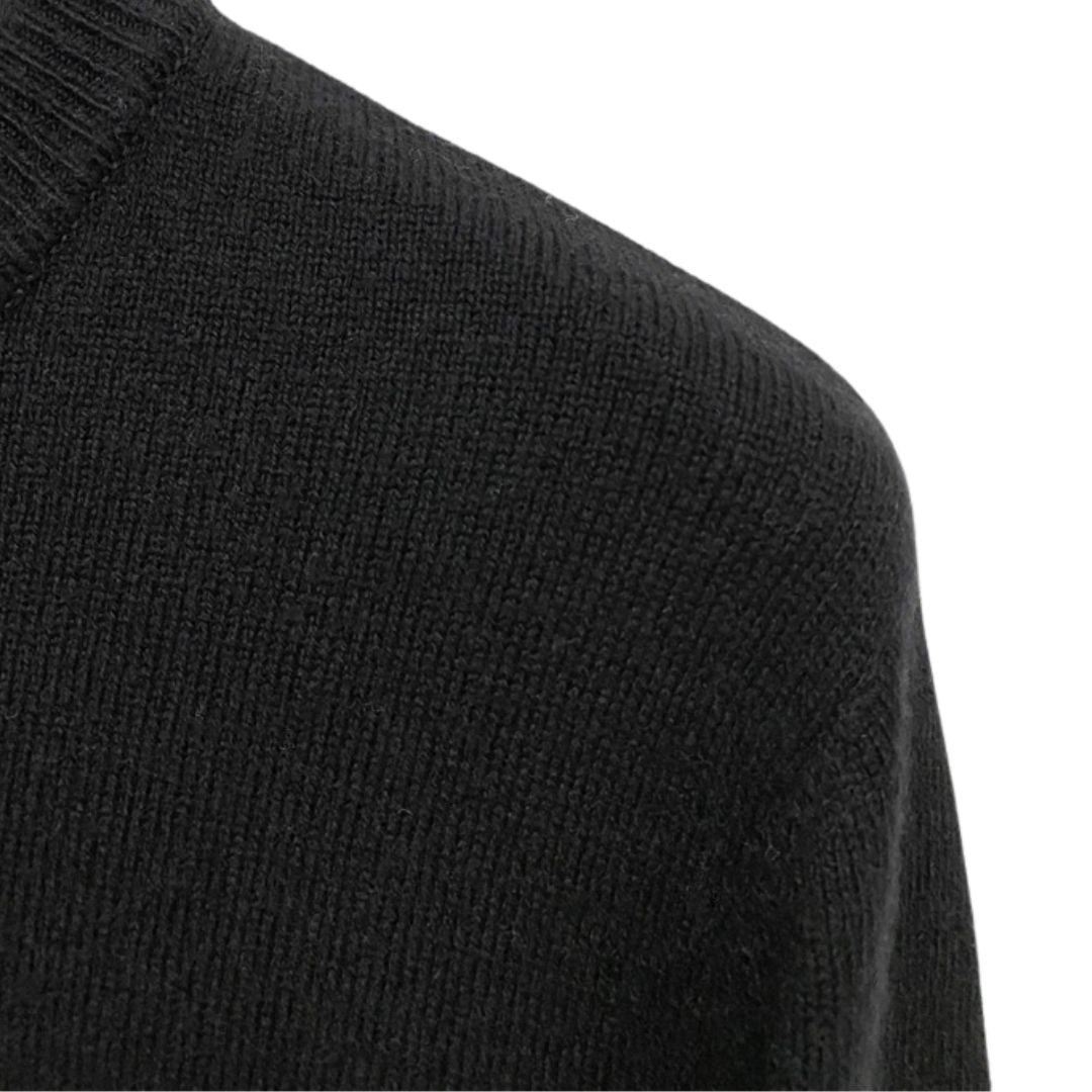 Hermes H Rond Embroidered Wool Crewneck Sweater - image 3