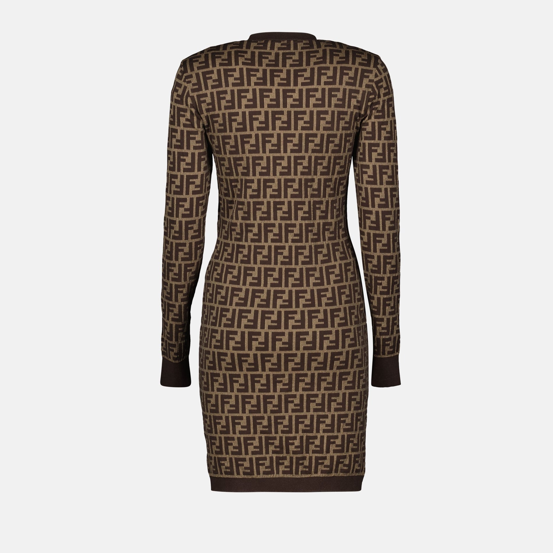 Fendi Monogram Knit Bodycon Dress - image 4