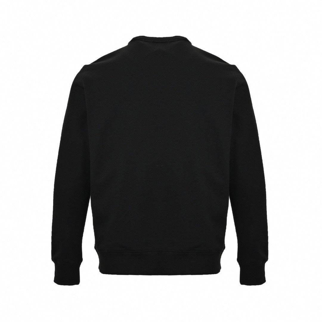 Burberry Thomas Bear Checked Applique Sweatshirt | Black - image 2
