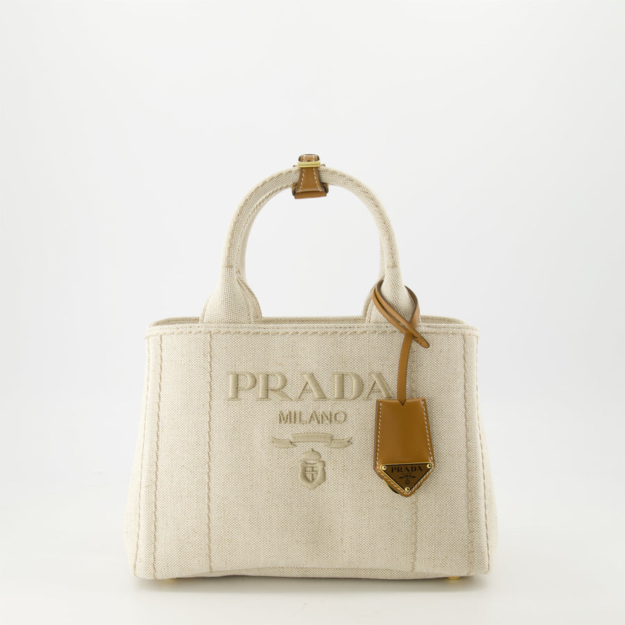 Prada Canvas Tote Bag