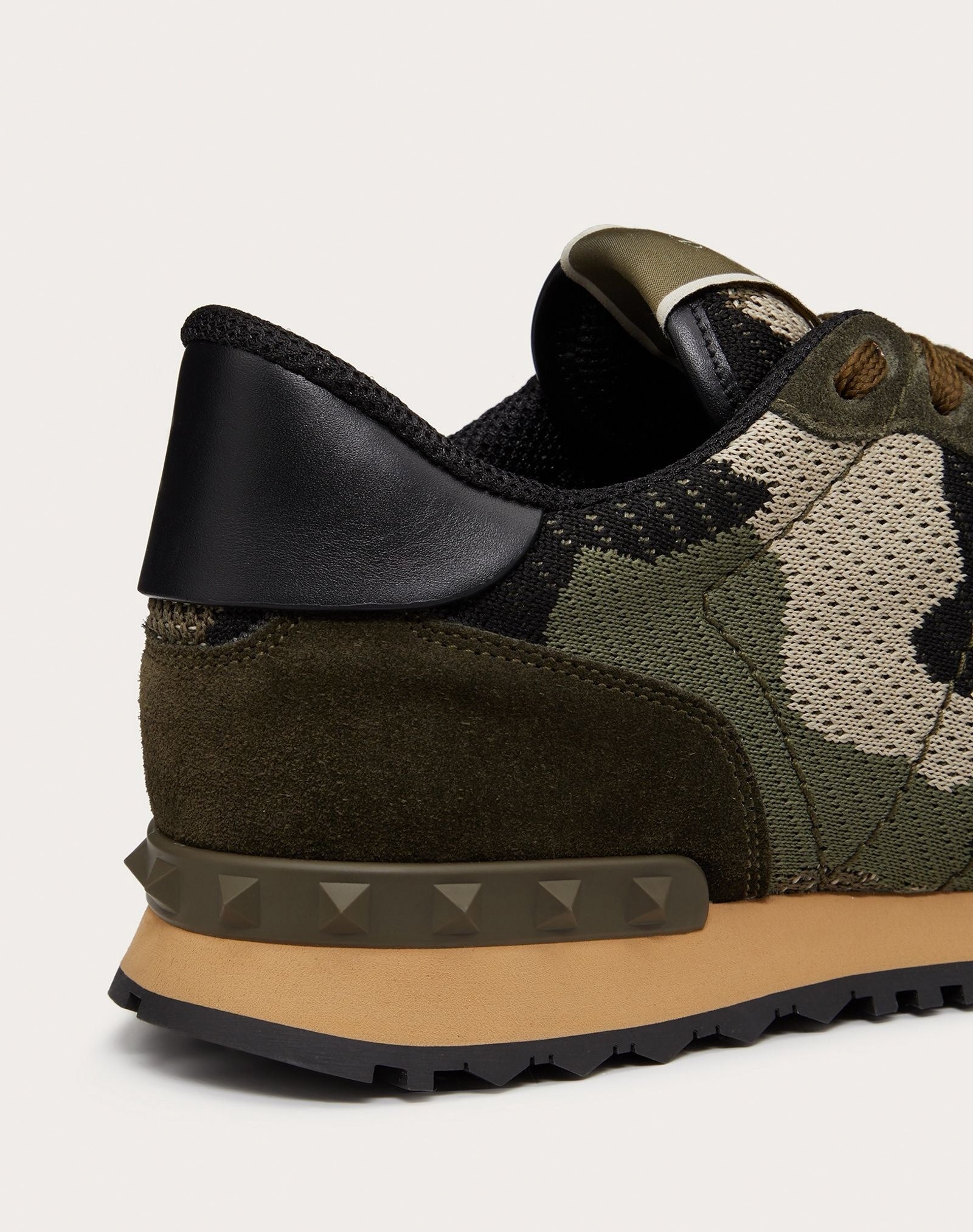 Valentino Garavani Mesh Fabric Camouflage Rockrunner Sneaker - image 5