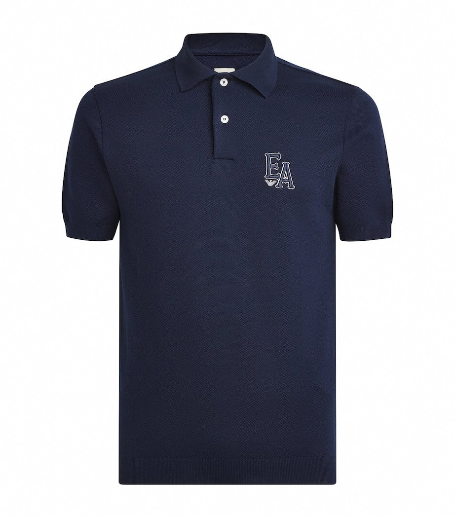 Emporio Armani EA Logo Cotton Polo Shirt
