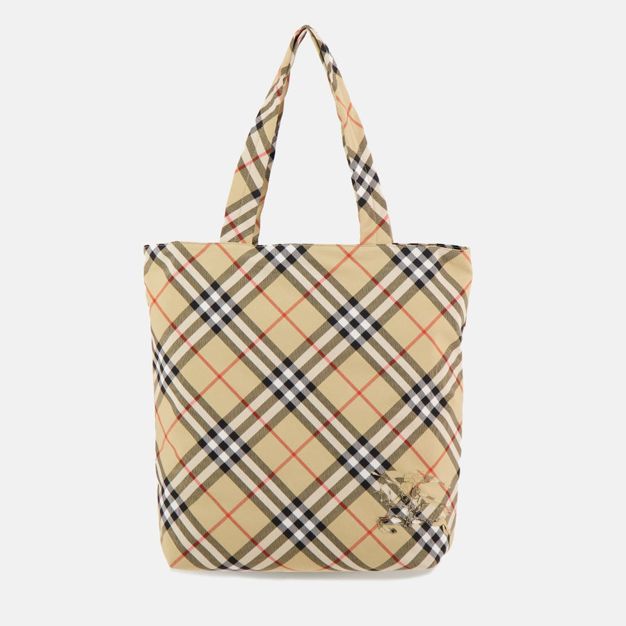 Burberry Check Tote Bag