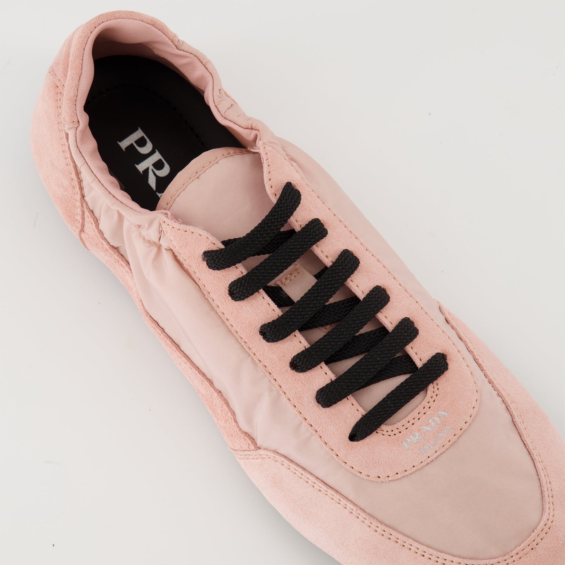 Prada Pink Suede & Nylon Sneakers - image 5