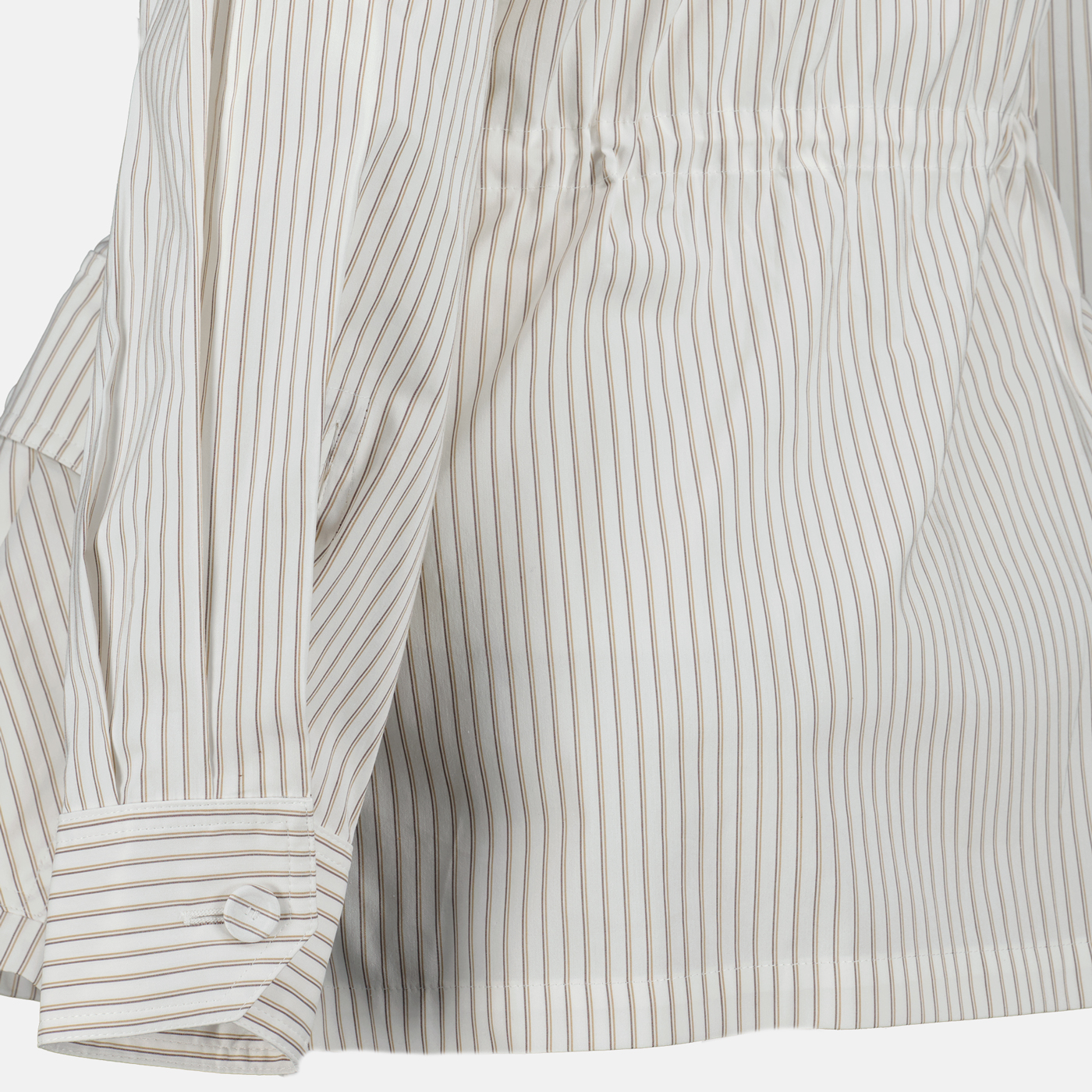Fendi Striped Belted Jacket - image 4