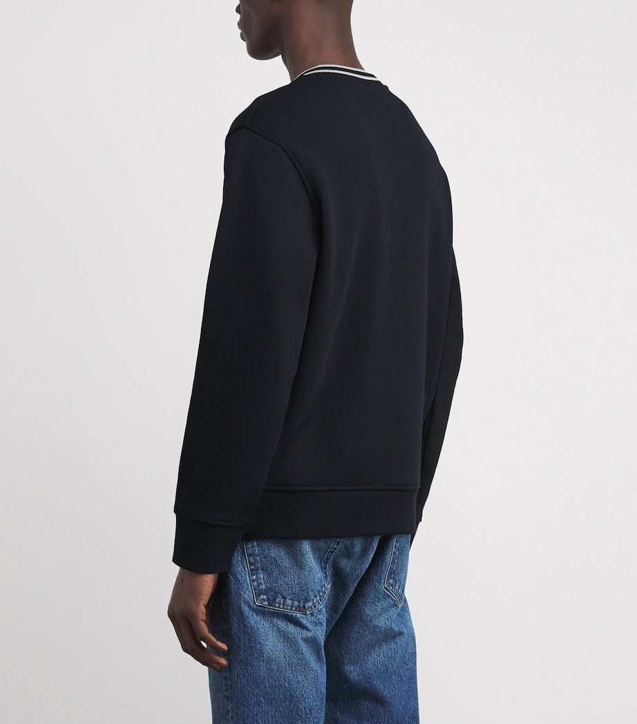 Emporio Armani Embroidered Signature Cotton Sweatshirt - image 5