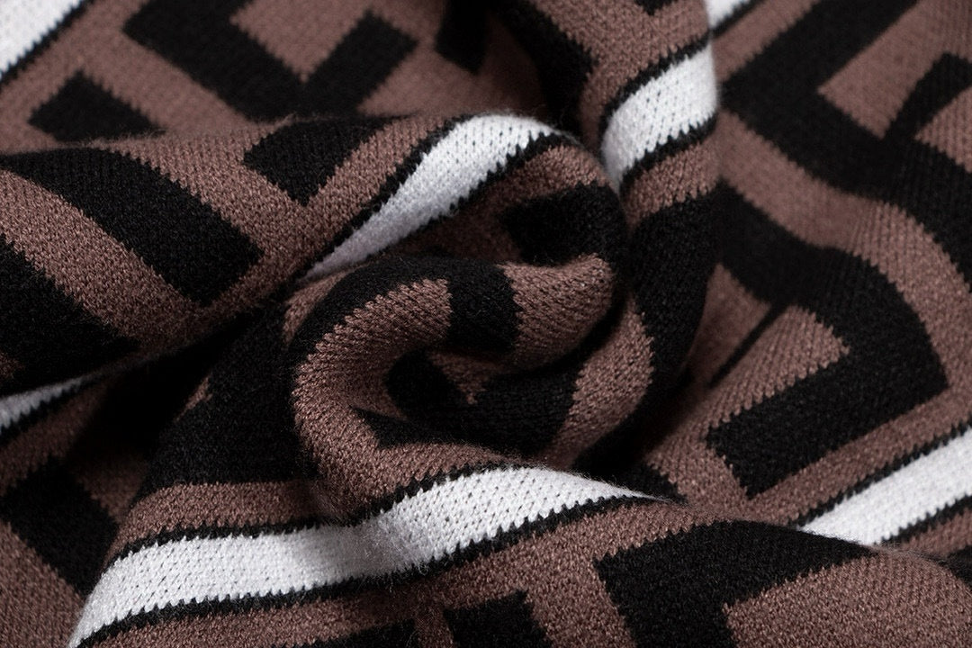 Fendi Luxury Monogram Knit Sweater – Unisex - image 8
