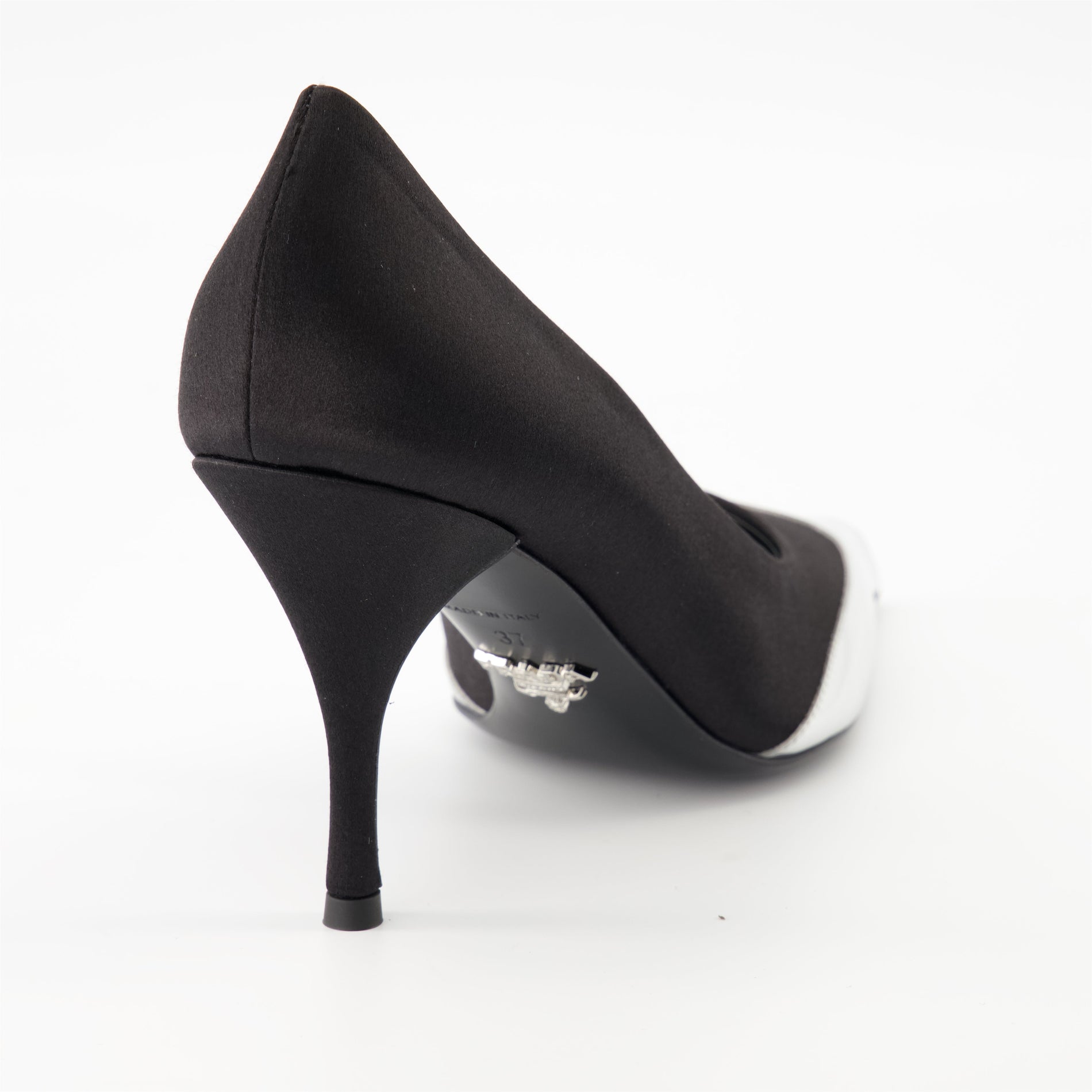 Prada Satin & Metallic Pumps - image 4
